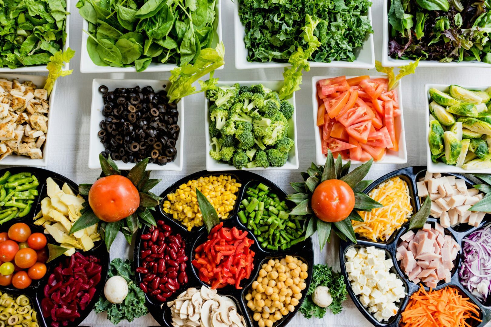 a very colorful array of fruits and vegetables