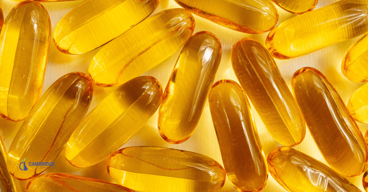 yellow soft gel pills